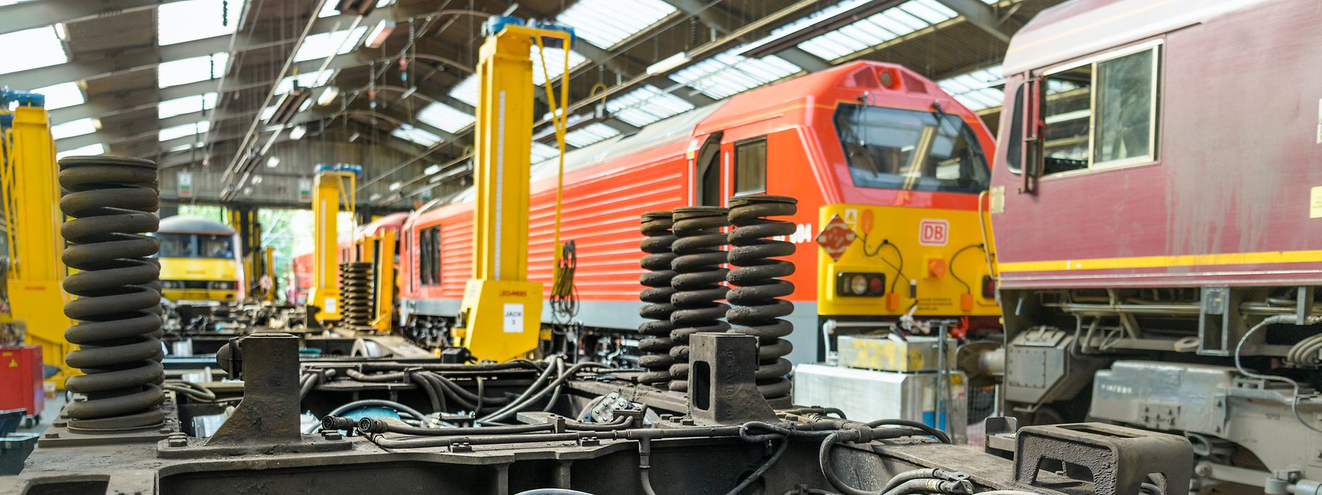  Maintenance work at Crewe IEMD