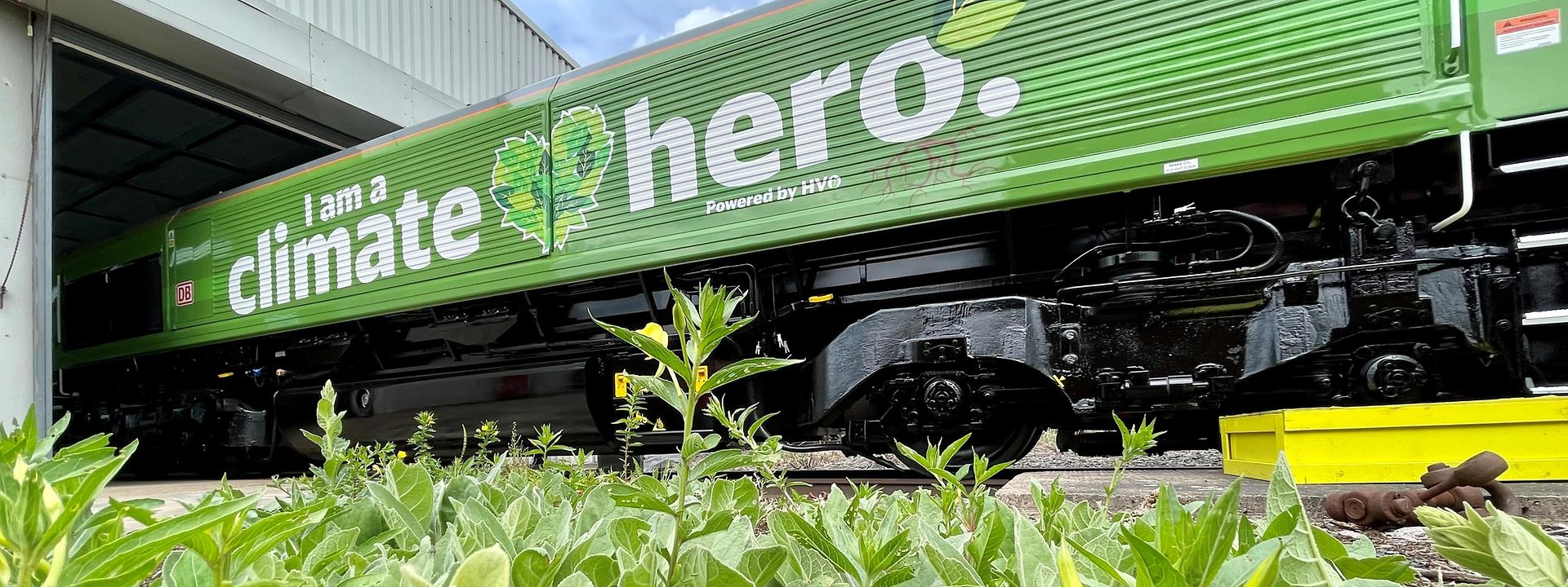  sustainable service being hauled by a class 66 locomotive